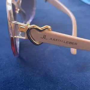 Judith Leiber “hearts” sunglasses Judith Leiber Aviator Gradient Sunglasses - Green Sunglasses  main image 4